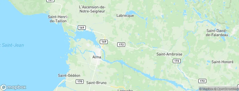 Saint-Nazaire, Canada Map