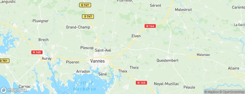Saint-Nolff, France Map