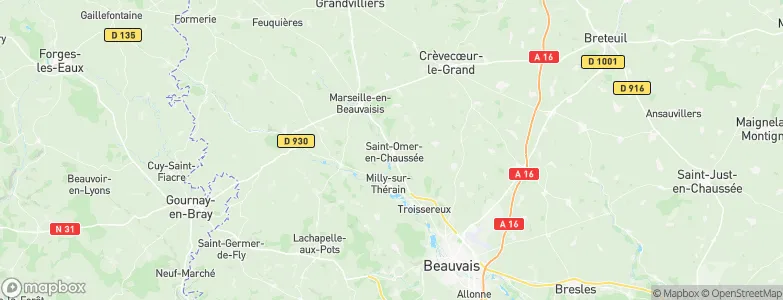 Saint-Omer-en-Chaussée, France Map