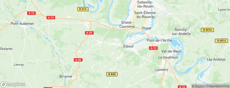 Saint-Ouen-du-Tilleul, France Map