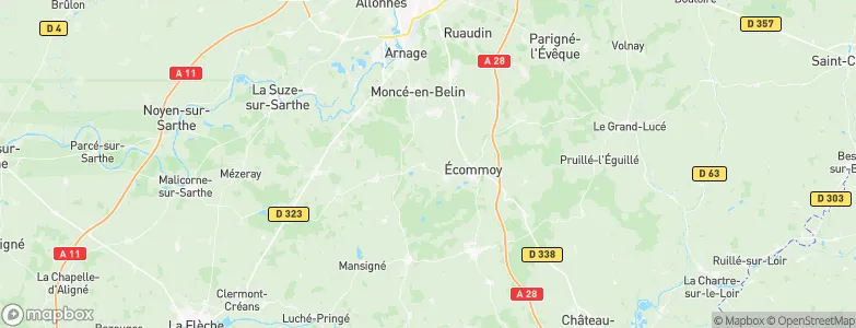 Saint-Ouen-en-Belin, France Map