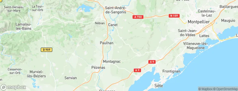 Saint-Pargoire, France Map