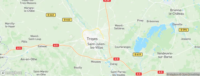 Saint-Parres-aux-Tertres, France Map