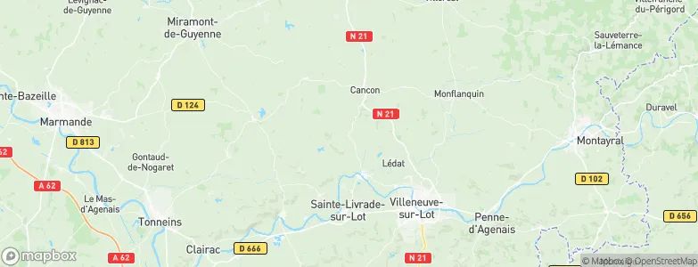 Saint-Pastour, France Map