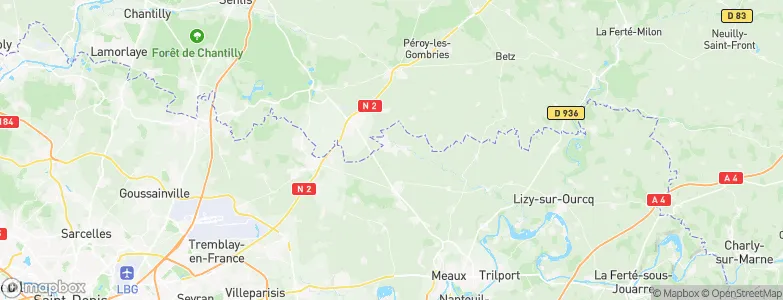 Saint-Pathus, France Map
