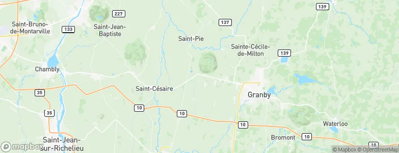 Saint-Paul-d'Abbotsford, Canada Map