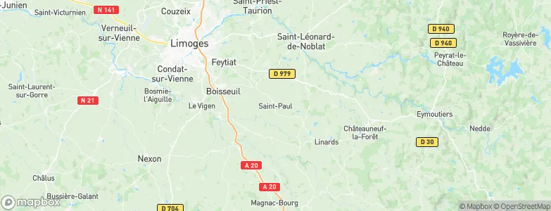 Saint-Paul, France Map