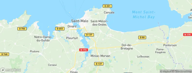 Saint-Père, France Map