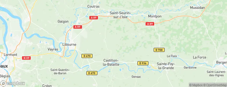 Saint-Philippe-d'Aiguille, France Map