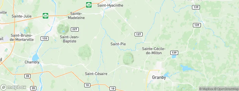 Saint-Pie, Canada Map
