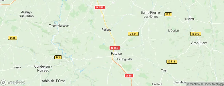 Saint-Pierre-Canivet, France Map