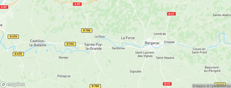 Saint-Pierre-d'Eyraud, France Map