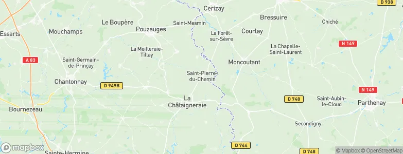 Saint-Pierre-du-Chemin, France Map