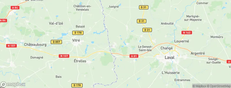 Saint-Pierre-la-Cour, France Map