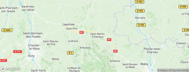 Saint-Pierre-Laval, France Map