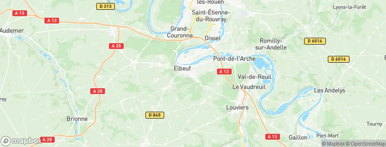 Saint-Pierre-lès-Elbeuf, France Map