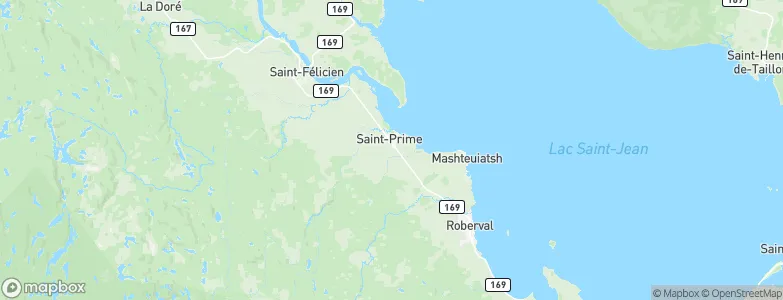 Saint-Prime, Canada Map