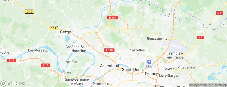 Saint-Prix, France Map