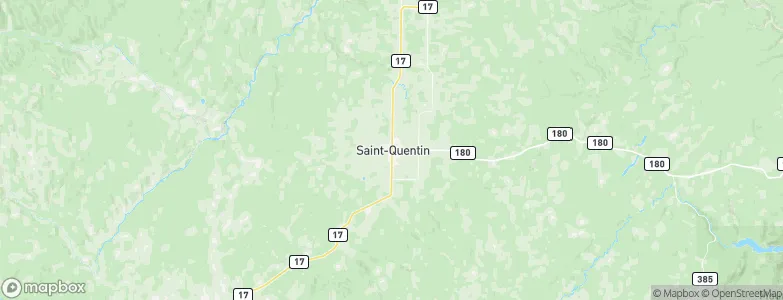 Saint-Quentin, Canada Map