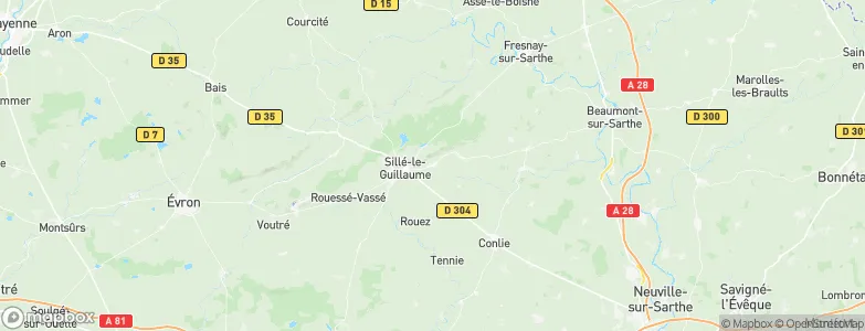 Saint-Rémy-de-Sillé, France Map
