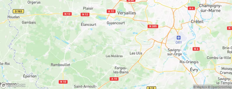Saint-Rémy-lès-Chevreuse, France Map