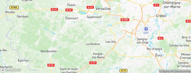 Saint-Rémy-lès-Chevreuse, France Map