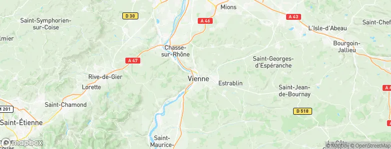 Saint-Romain-en-Gal, France Map