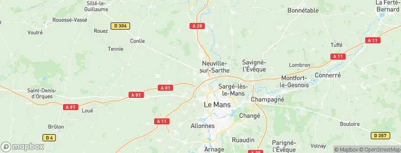 Saint-Saturnin, France Map