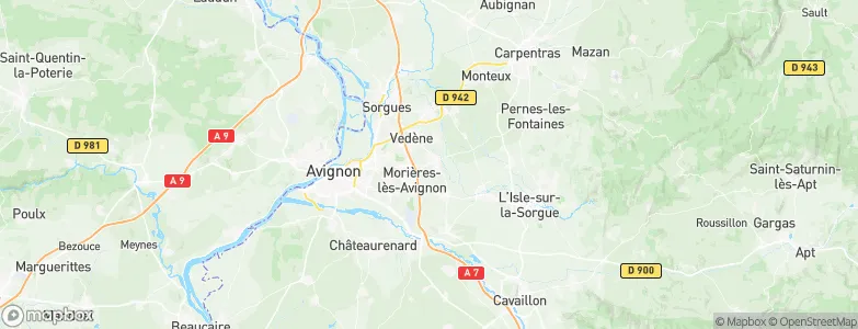 Saint-Saturnin-lès-Avignon, France Map