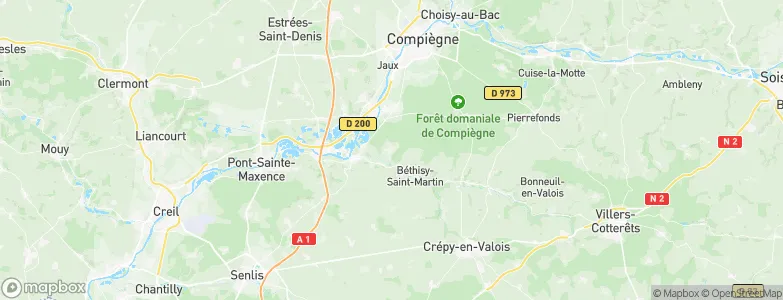 Saint-Sauveur, France Map