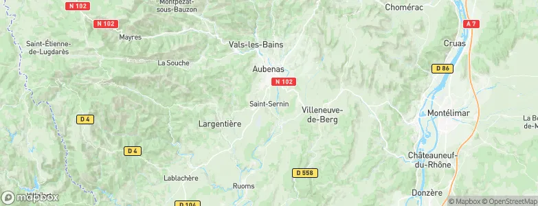 Saint-Sernin, France Map