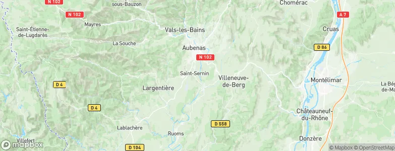 Saint-Sernin, France Map