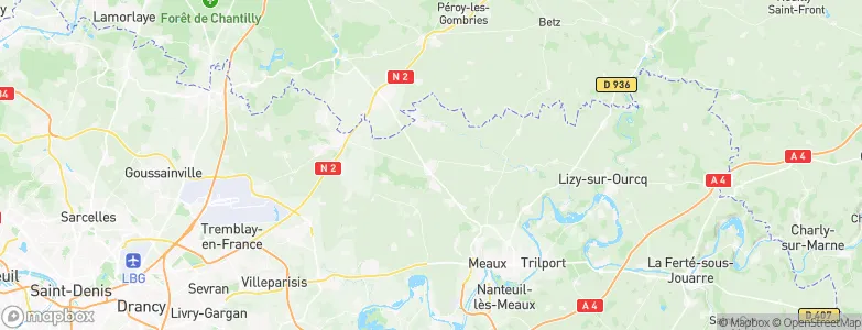Saint-Soupplets, France Map