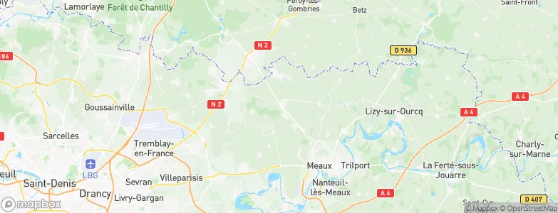 Saint-Soupplets, France Map