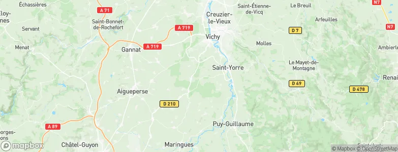 Saint-Sylvestre-Pragoulin, France Map
