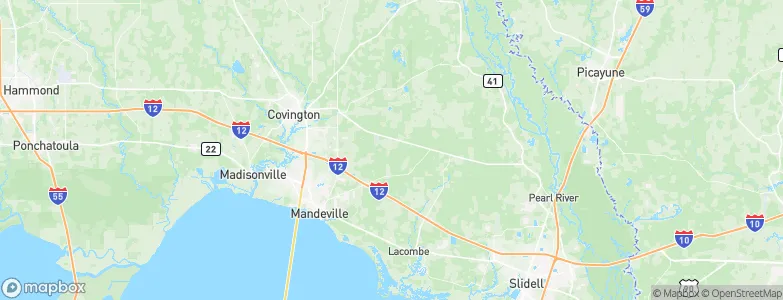 Saint Tammany, United States Map