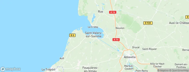 Saint-Valery-sur-Somme, France Map