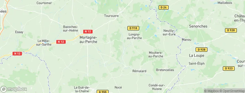 Saint-Victor-de-Réno, France Map