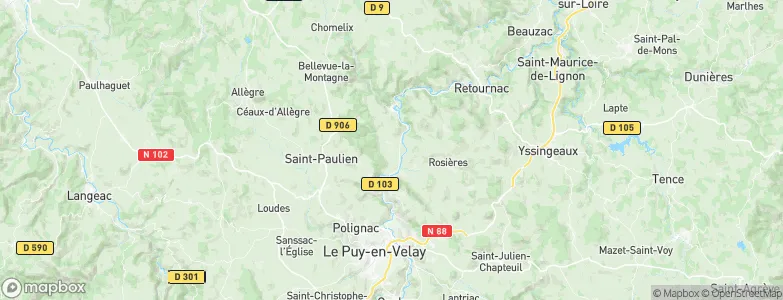 Saint-Vincent, France Map