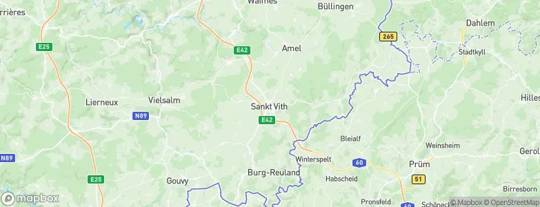 Saint-Vith, Belgium Map