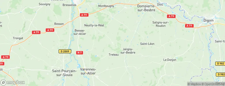 Saint-Voir, France Map
