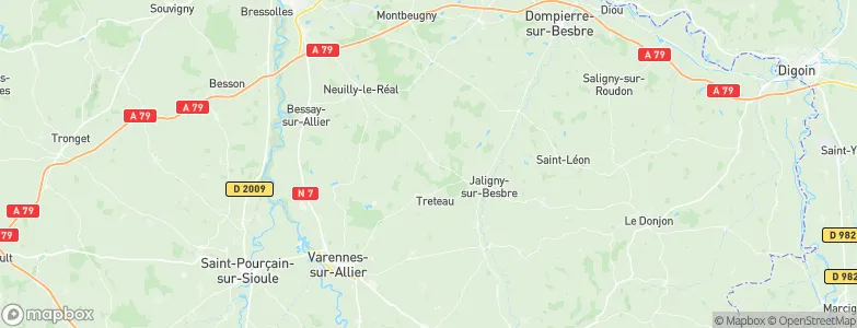 Saint-Voir, France Map