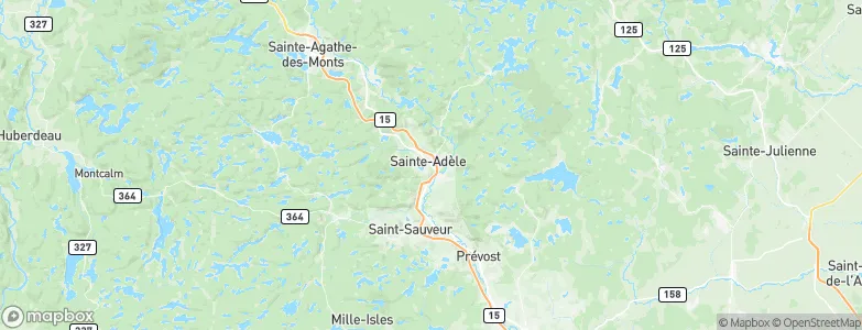 Sainte-Adèle, Canada Map