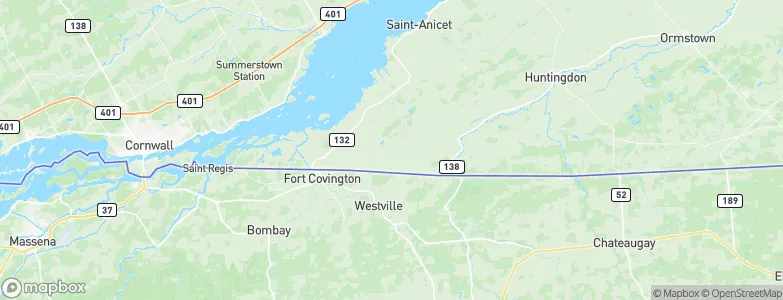 Sainte-Agnès, Canada Map