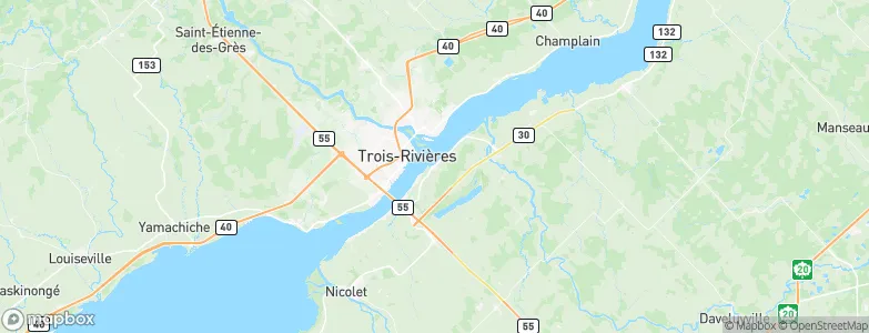 Sainte-Angèle-de-Laval, Canada Map