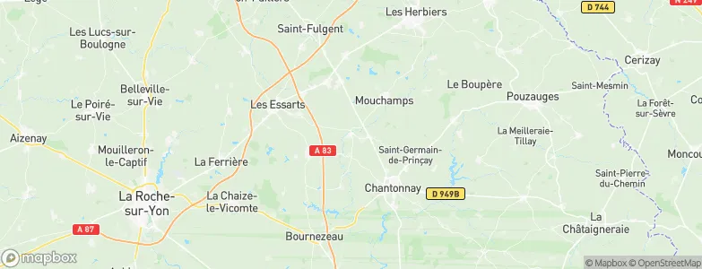 Sainte-Cécile, France Map