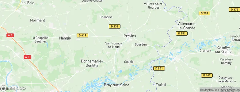 Sainte-Colombe, France Map