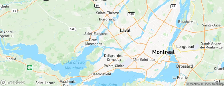 Sainte-Dorothée, Canada Map