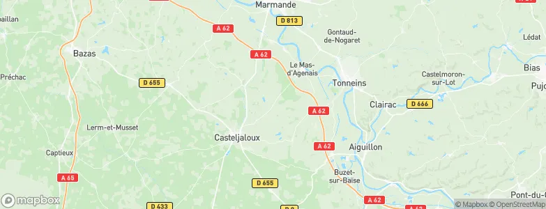 Sainte-Gemme-Martaillac, France Map