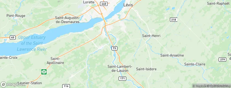 Sainte-Hélène-de-Breakeyville, Canada Map